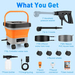 Load image into Gallery viewer, MYPIN 660 PSI Cordless Pressure Washer – 3.4-Gal Folding Tank &amp; 7 Pressure Levels