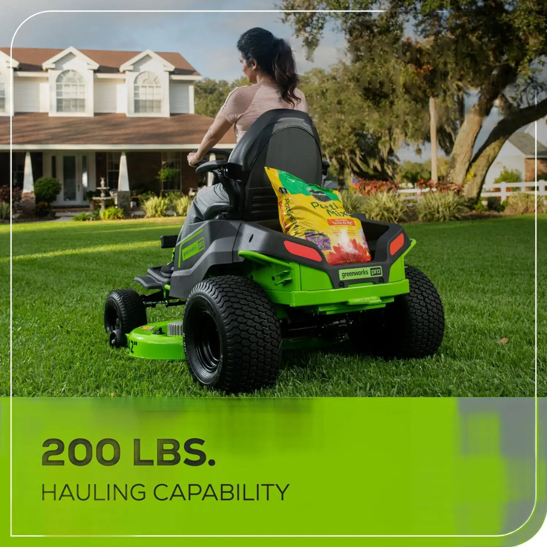 60V 42" Cordless Battery CrossoverT Riding Lawn Mower, (6) 8.0 Ah Batteries and 600W Wall Charger, CRT4262