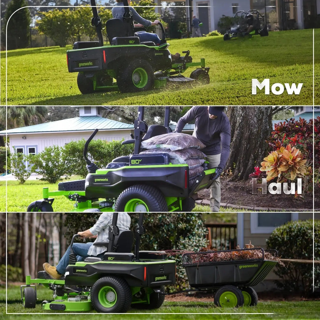 80V 60" MaximusZ Zero Turn Lawn Mower, (4) 8Ah Batteries: (2) 16Ah Batteries and 1.5kW Wall Charger, MZ6081