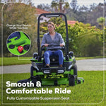 Load image into Gallery viewer, 80V 60" MaximusZ Zero Turn Lawn Mower, (4) 8Ah Batteries: (2) 16Ah Batteries and 1.5kW Wall Charger, MZ6081