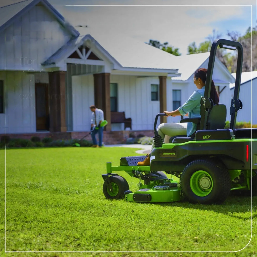80V 60" MaximusZ Zero Turn Lawn Mower, (4) 8Ah Batteries: (2) 16Ah Batteries and 1.5kW Wall Charger, MZ6081