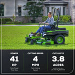 Load image into Gallery viewer, 80V 54" MaximusZ Zero Turn Riding Mower with (2) 16.0 Ah and (4) 4.0 Ah Batteries and 1.5kW Charger, MZ5481