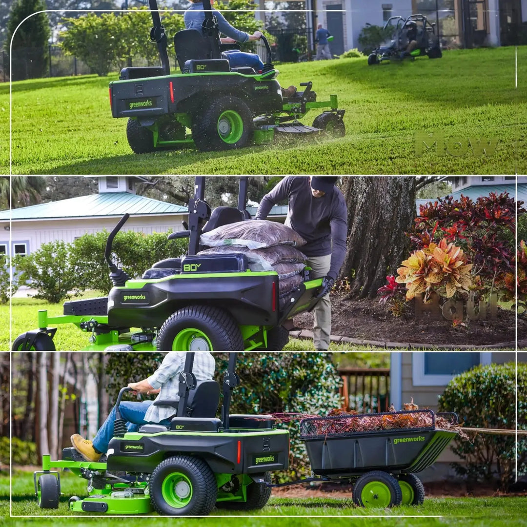 80V 54" MaximusZ Zero Turn Riding Mower with (2) 16.0 Ah and (4) 4.0 Ah Batteries and 1.5kW Charger, MZ5481