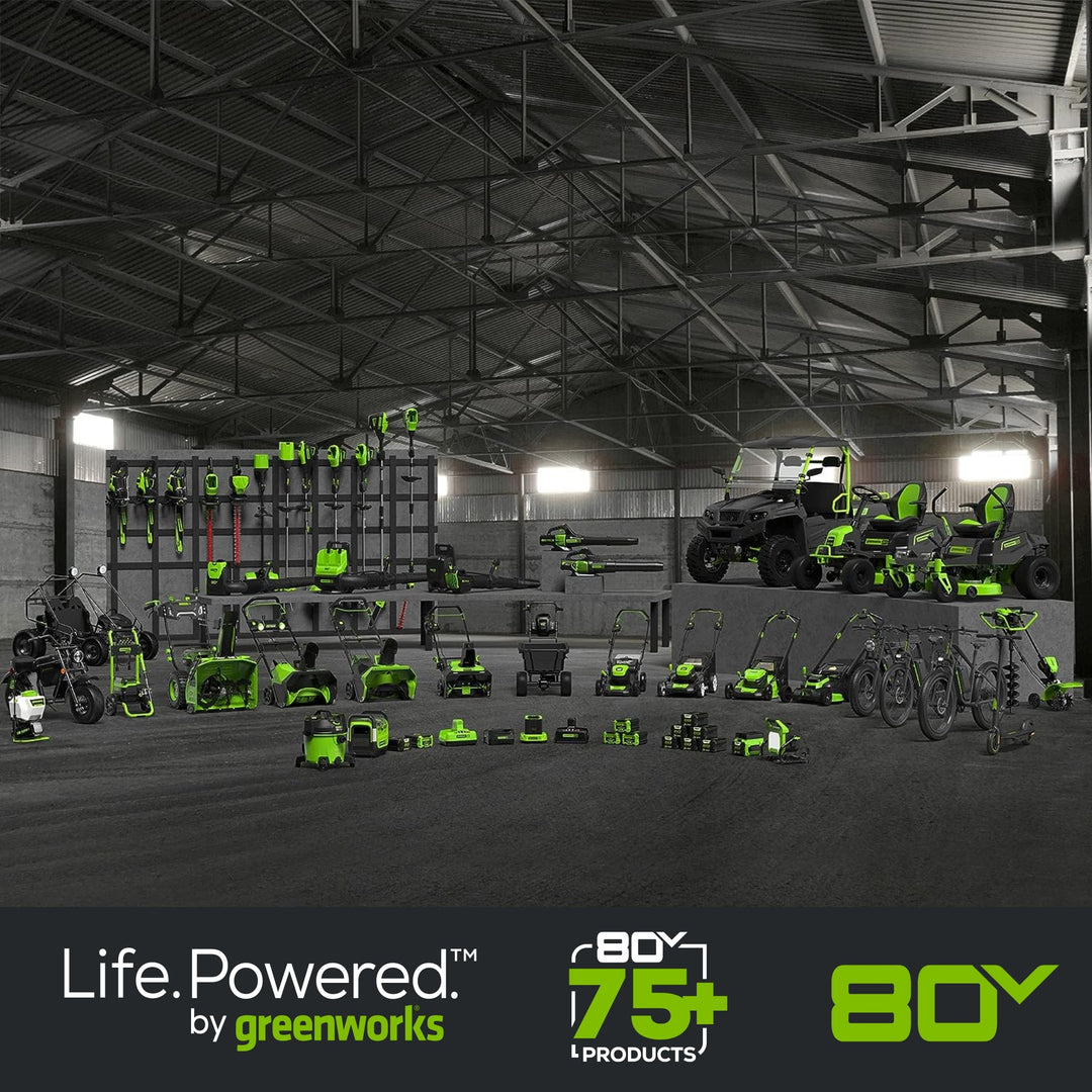 RENEWED 80V 42" Cordless Battery CrossoverZ Zero Turn Lawn Mower, (4) 5Ah Batteries and (3) Dual-Port Chargers, CRZ4282