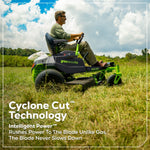 Load image into Gallery viewer, RENEWED 80V 42" Cordless Battery CrossoverZ Zero Turn Lawn Mower, (4) 5Ah Batteries and (3) Dual-Port Chargers, CRZ4282