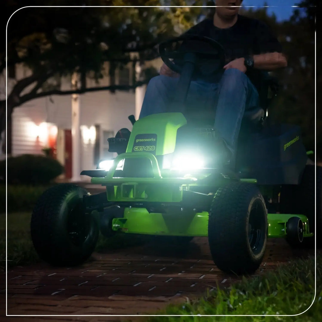 80V 42" Cordless Battery CrossoverT Riding Lawn Mower, (4) 5.0Ah Batteries and 600W Wall Charger, CRT4282