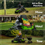 Load image into Gallery viewer, 80V 42" Cordless Battery CrossoverT Riding Lawn Mower, (4) 5.0Ah Batteries and 600W Wall Charger, CRT4282