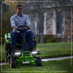 Load image into Gallery viewer, 80V 30" CrossoverT Riding Lawn Tractor : (4) 6.0 Ah Batteries and 600-Watt Charger, CRT3081
