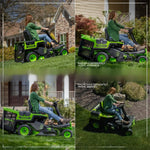 Load image into Gallery viewer, 80V 30" CrossoverT Riding Lawn Tractor : (4) 6.0 Ah Batteries and 600-Watt Charger, CRT3081