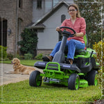 Load image into Gallery viewer, 80V 30" CrossoverT Riding Lawn Tractor : (4) 6.0 Ah Batteries and 600-Watt Charger, CRT3081