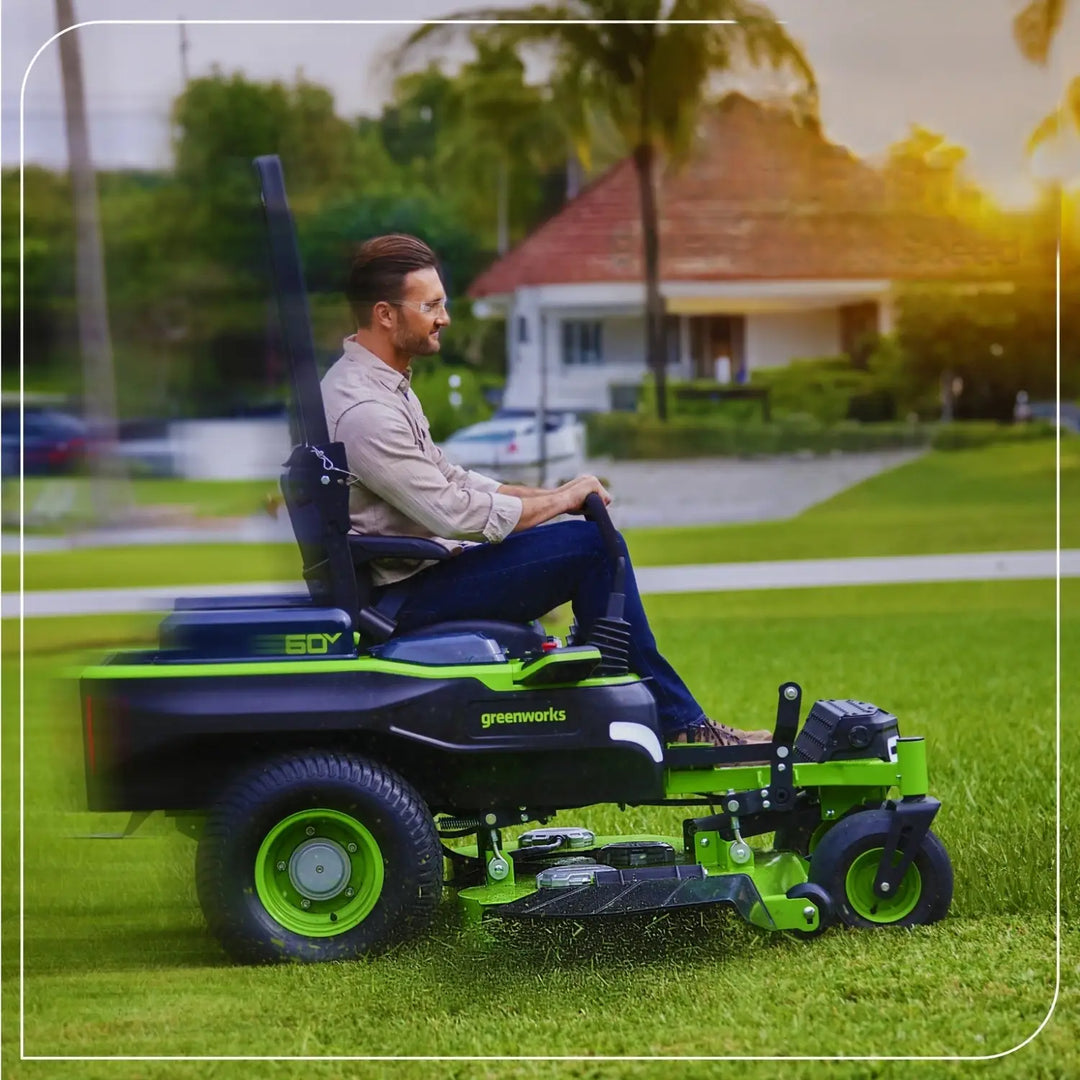60V 54" MaximusZ Zero Turn Riding Mower with (2) 20.0 Ah, (4) 8.0 Ah Batteries and 1.5kW Charger, MZ5461