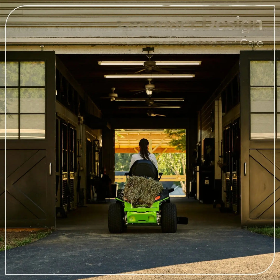 60V 42" Cordless Battery CrossoverT Riding Lawn Mower, (4) 8.0 Ah Batteries and 600W Wall Charger, CRT4262