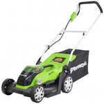 Load image into Gallery viewer, 40V 14" Cordless Battery Push Lawn Mower: 4.0 Ah Battery and Charger, LM1404