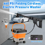 Load image into Gallery viewer, MYPIN 660 PSI Cordless Pressure Washer – 3.4-Gal Folding Tank &amp; 7 Pressure Levels