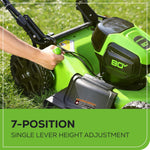 Load image into Gallery viewer, 80V 21" Brushless 3-in-1 Push Lawn Mower: 4.0 Ah Battery and Charger, LM2138