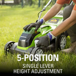 Load image into Gallery viewer, 40V 14" Cordless Battery Push Lawn Mower: 4.0 Ah Battery and Charger, LM1404