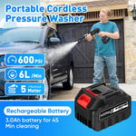 Load image into Gallery viewer, MYPIN 600 PSI Cordless Pressure Washer – 21V 3.0Ah, 6-in-1 Nozzle