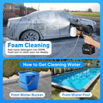 Load image into Gallery viewer, MYPIN 600 PSI Cordless Pressure Washer – 21V 3.0Ah, 6-in-1 Nozzle