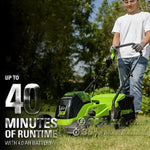 Load image into Gallery viewer, 24V 13" Cordless Battery BL Push Lawn Mower: 4.0 Ah Battery and Charger, LM1312