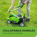 Load image into Gallery viewer, 40V 16" Cordless Battery Push Lawn Mower w/ 4.0Ah Battery &amp; Charger, LM1604