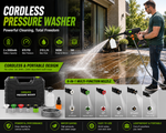Load image into Gallery viewer, PoolLeader Cordless Car Washer – 6-in-1 Nozzle &amp; Foam Cannon
