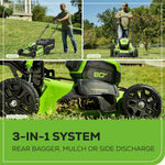 Load image into Gallery viewer, 80V 21" Brushless 3-in-1 Push Lawn Mower: 4.0 Ah Battery and Charger, LM2138