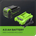 Load image into Gallery viewer, 40V 16" Cordless Battery Push Lawn Mower w/ 4.0Ah Battery &amp; Charger, LM1604