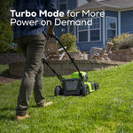 Load image into Gallery viewer, 48V (24V x 2) 20" Cordless Battery Push Mower: (2) 4.0 Ah USB Batteries and Dual-Port Rapid Charger, LM2002
