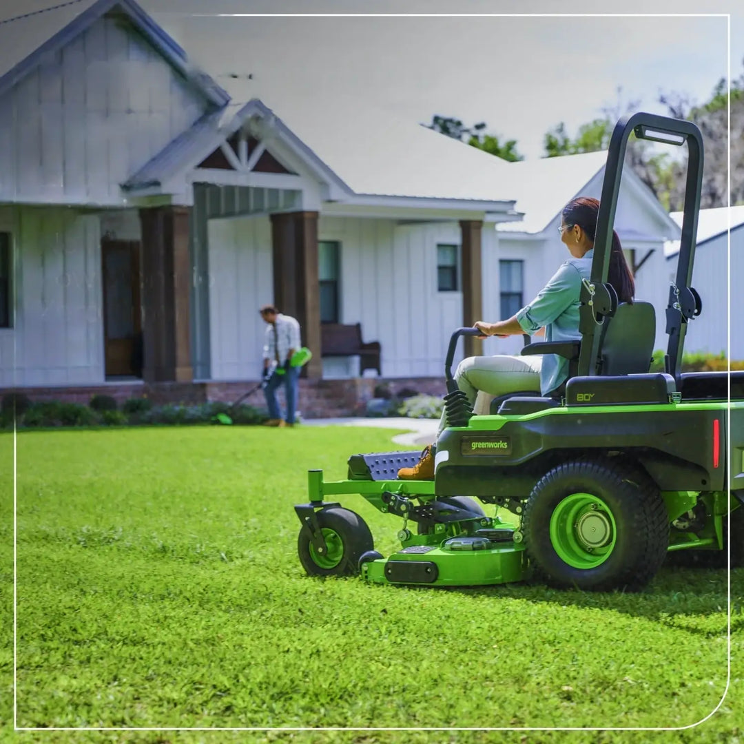 80V 54" MaximusZ Zero Turn Riding Mower with (2) 16.0 Ah and (1) 4.0 Ah Batteries and 1.5kW Charger, MZ5481