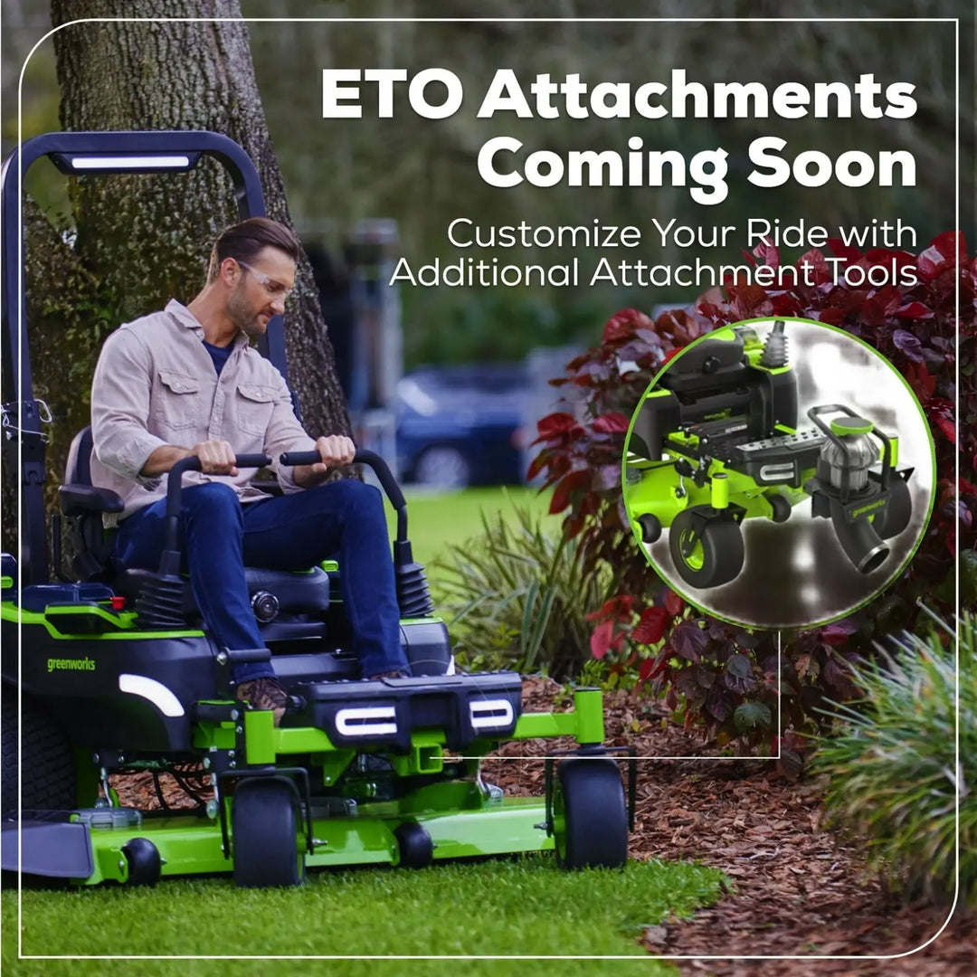 80V 54" MaximusZ Zero Turn Riding Mower with (2) 16.0 Ah and (1) 4.0 Ah Batteries and 1.5kW Charger, MZ5481