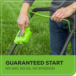 Load image into Gallery viewer, OPEN BOX 40V 16" Cordless Battery Brushless Push Lawn Mower: 4.0 Ah Battery and Charger, LM1624