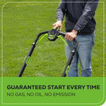 Load image into Gallery viewer, OPEN BOX 80V 25" Cordless Battery Dual Blade Self-Propelled Mower: (2) 2.5 Ah Batteries and Dual-Port Charger, LM2508S