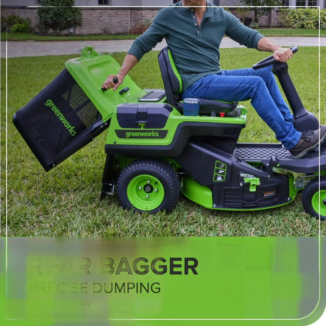 60V 30" CrossoverT Riding Lawn Tractor with (4) 8.0 Ah Batteries and 600-Watt Charger, CRT3062