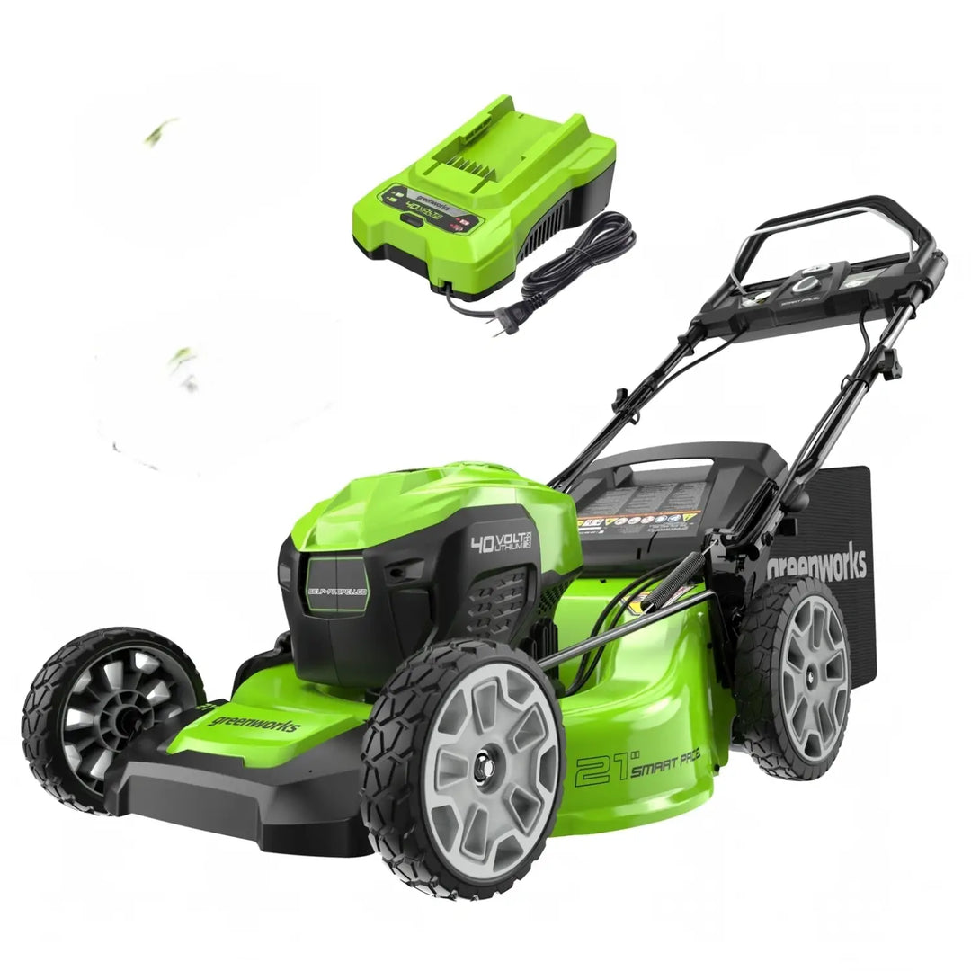 40V 21" Cordless Battery Self-Propelled Lawn Mower: (2) 4.0 Ah USB Batteries and Charger, LM2124S