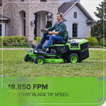 Load image into Gallery viewer, 60V 30" CrossoverT Riding Lawn Tractor, Bagger Included, (4) 8.0 Ah (1) 20.0Ah Batteries and 600-Watt Charger, CRT3062