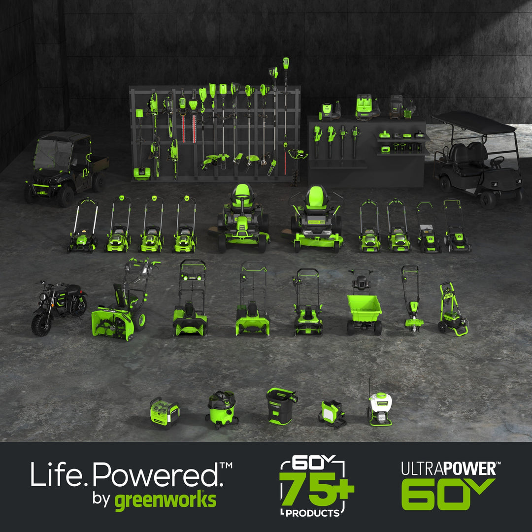 OPEN BOX 60V 21" Cordless Battery Dual Blade Self-Propelled Mower, (1) 8Ah battery and 6A Charger, LM2146S