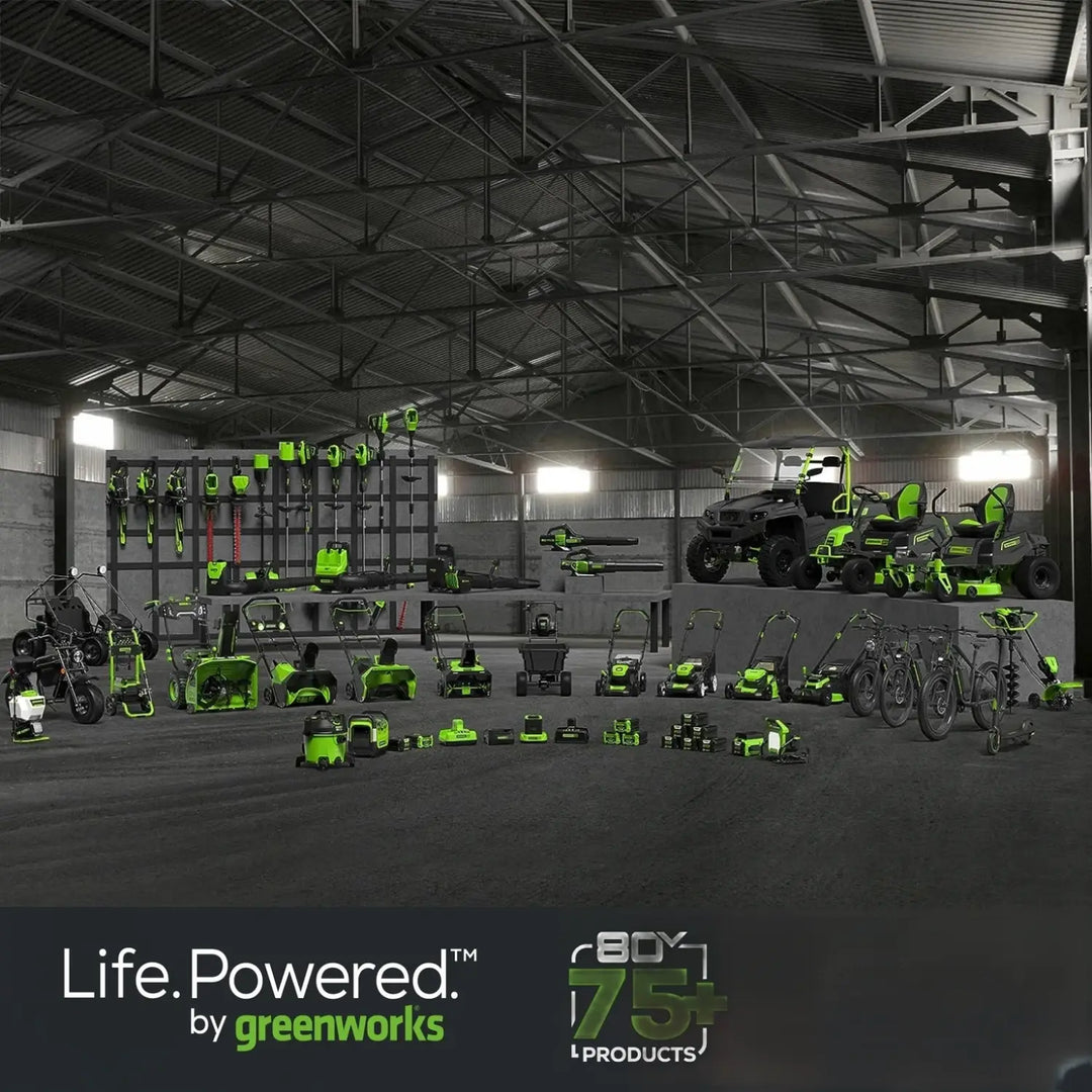 80V 21" Cordless Battery 4-in-1 Self-Propelled Mower: (1) 4.0Ah,(1) 2.0Ah Batteries & 2A Charger, LM2108S