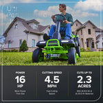 Load image into Gallery viewer, 60V 30" CrossoverT Riding Lawn Tractor, Bagger Included, (4) 8.0 Ah (1) 20.0Ah Batteries and 600-Watt Charger, CRT3062