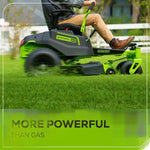 Load image into Gallery viewer, 60V 42" Cordless Battery CrossoverZ Zero Turn Lawn Mower + Bagger, (6) 8.0 Ah Batteries and (3) Dual-Port Turbo Chargers