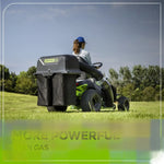 Load image into Gallery viewer, 60V 42" Cordless Battery CrossoverT Riding Lawn Mower + Bagger, (6) 8.0 Ah Batteries and (3) Dual-Port Turbo Chargers