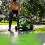 Load image into Gallery viewer, 40V 21" Cordless Battery Self-Propelled Lawn Mower: 5.0 Ah USB Batteries and Charger, LM2154S