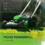 Load image into Gallery viewer, 40V 21" Cordless Battery Self-Propelled Lawn Mower: 5.0 Ah USB Batteries and Charger, LM2154S