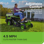 Load image into Gallery viewer, 60V 30" CrossoverT Riding Lawn Tractor, Bagger Included, (4) 8.0 Ah (1) 20.0Ah Batteries and 600-Watt Charger, CRT3062