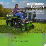 Load image into Gallery viewer, 60V 30" CrossoverT Riding Lawn Tractor, Bagger Included, (4) 8.0 Ah (1) 20.0Ah Batteries and 600-Watt Charger, CRT3062