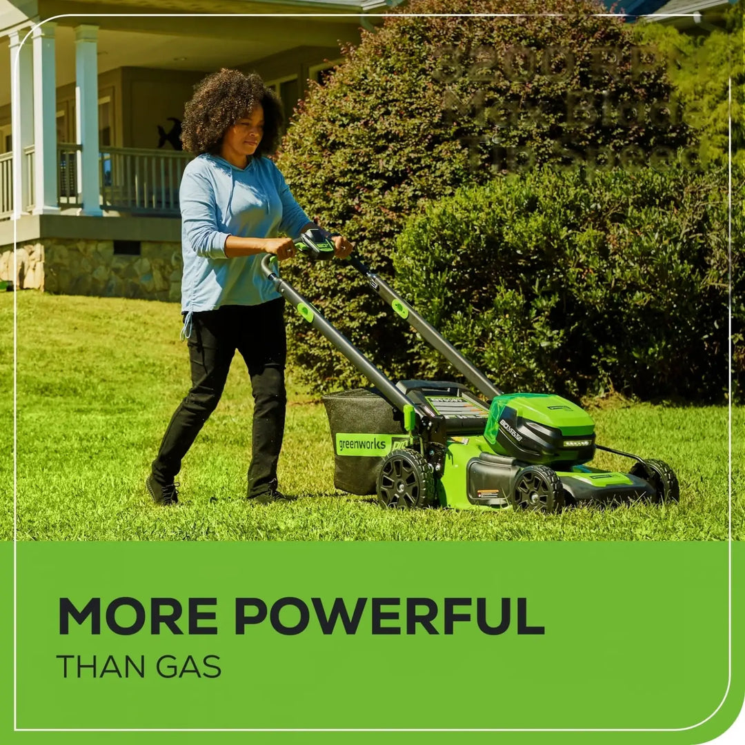 80V 21" Cordless Battery 4-in-1 Self-Propelled Mower w/ (2) 4.0Ah Batteries & Charger, LM2118S