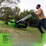 Load image into Gallery viewer, 40V 21" Cordless Battery Self-Propelled Lawn Mower: 5.0 Ah USB Batteries and Charger, LM2154S