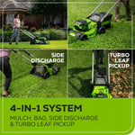 Load image into Gallery viewer, OPEN BOX 60V 21" Cordless Battery Push Lawn Mower: 5.0 Ah Battery and Charger, LM2116