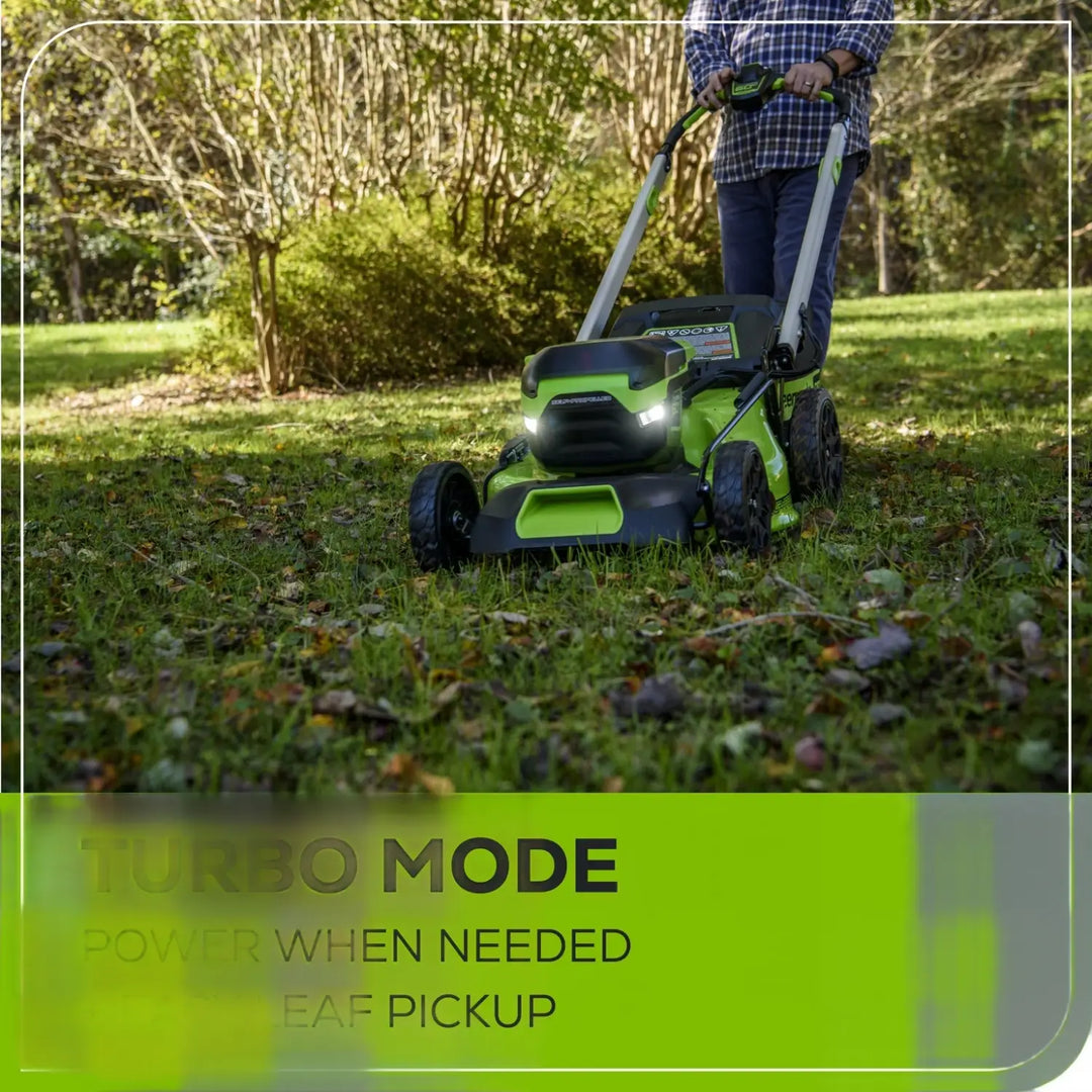 60V 21" Cordless Battery Self-Propelled Lawn Mower w/ Two (2) 4.0Ah Batteries & Dual Port Charger, LM2116S