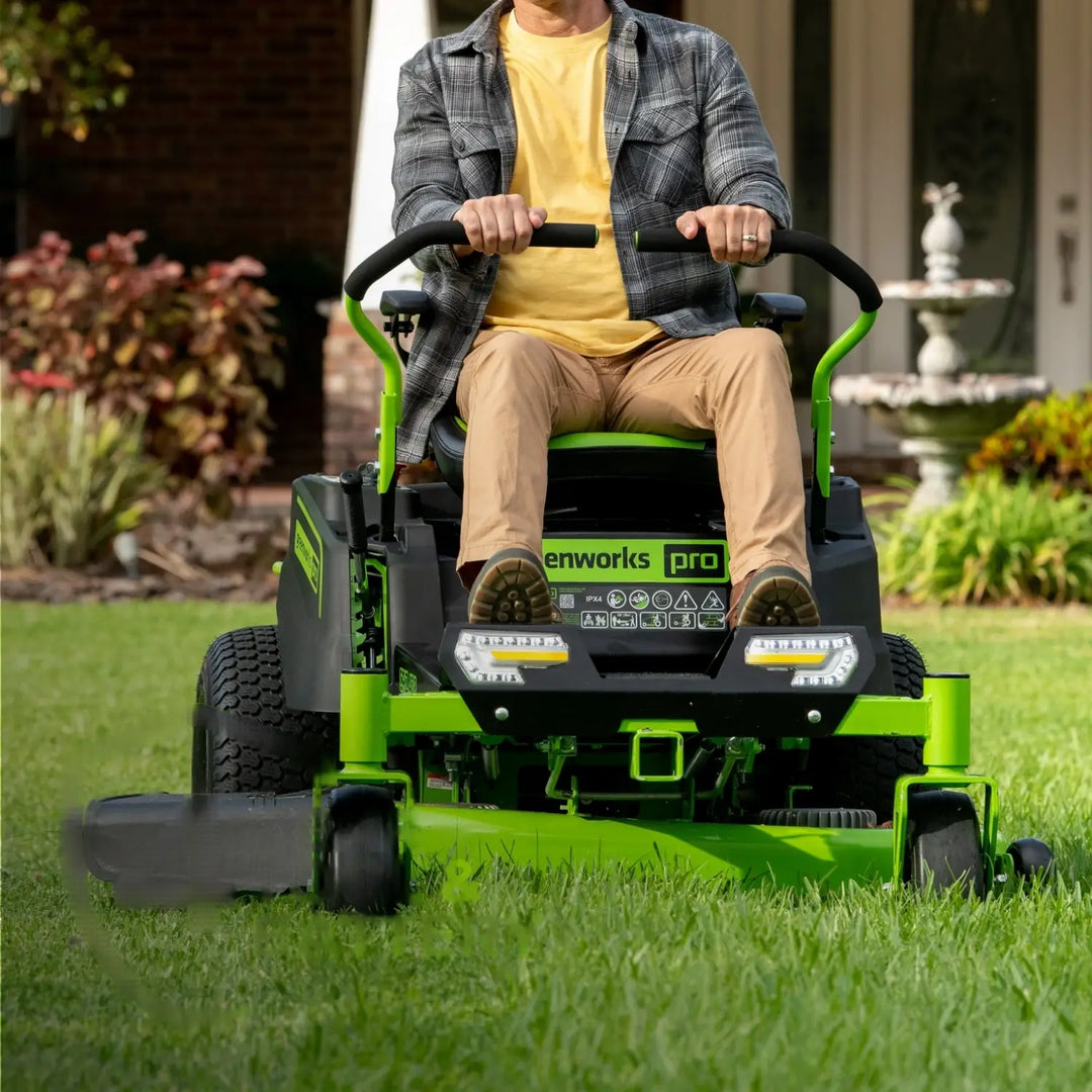 80V 42" Cordless Battery CrossoverT Riding Lawn Mower w/ Six (6) 5.0Ah Batteries and Three (3) Dual Port Turbo Chargers, CRZ4281
