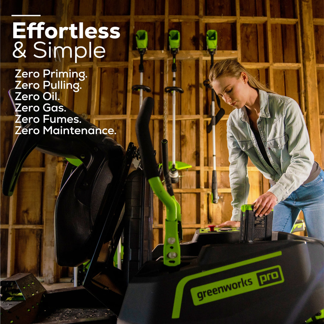 80V 42" Cordless Battery CrossoverT Riding Lawn Mower w/ Six (6) 5.0Ah Batteries and Three (3) Dual Port Turbo Chargers, CRZ4281